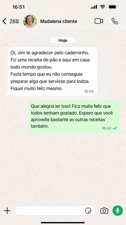 Depoimento de cliente